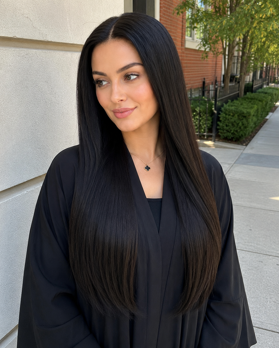 Straight V Part Wig 100% Human Hair – 180% Density