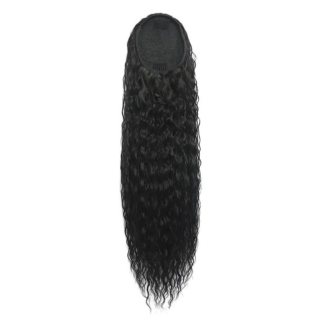 Long Curly Drawstring Ponytail Hair Extension – Synthetic