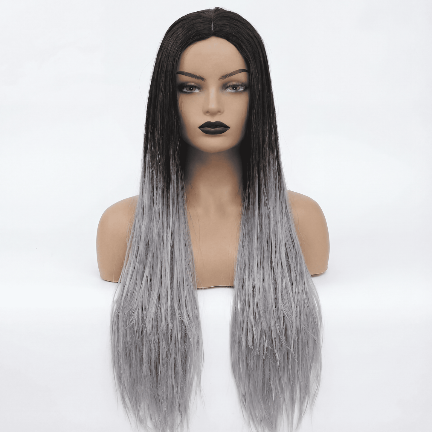 Long Braided Lace Wig – Synthetic Braided Hair with Fake Scalp