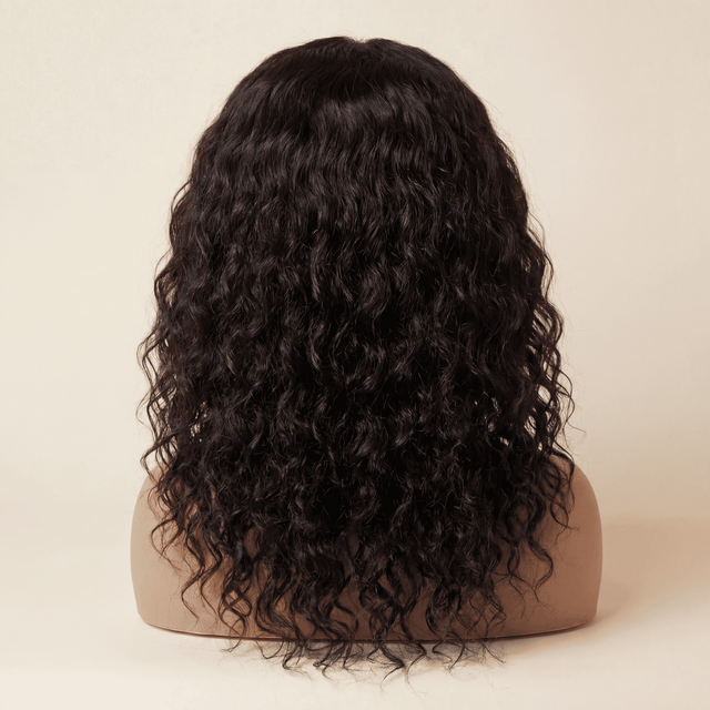 5×5 Glueless Water Wave Wig – 100% Human Hair