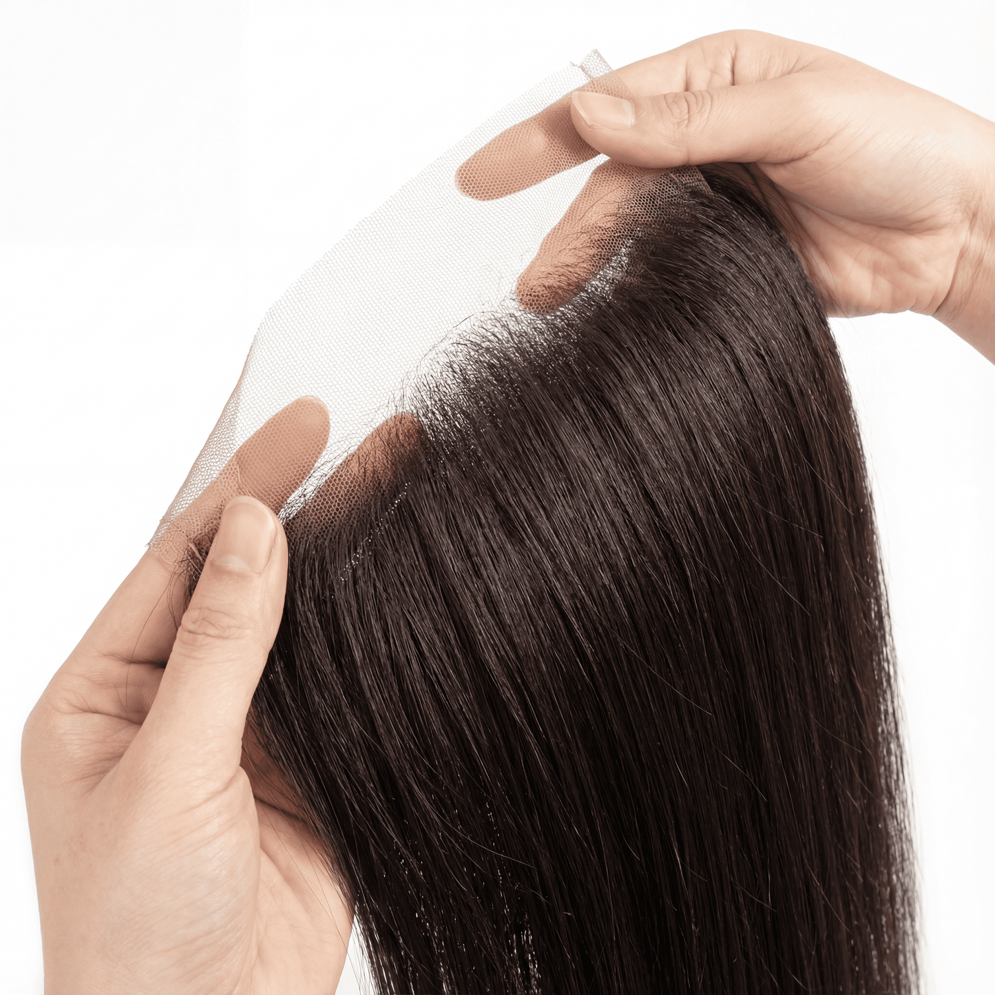 13×6 HD Lace Closure Straight Virgin Human Hair – Pre-Bleached Knots