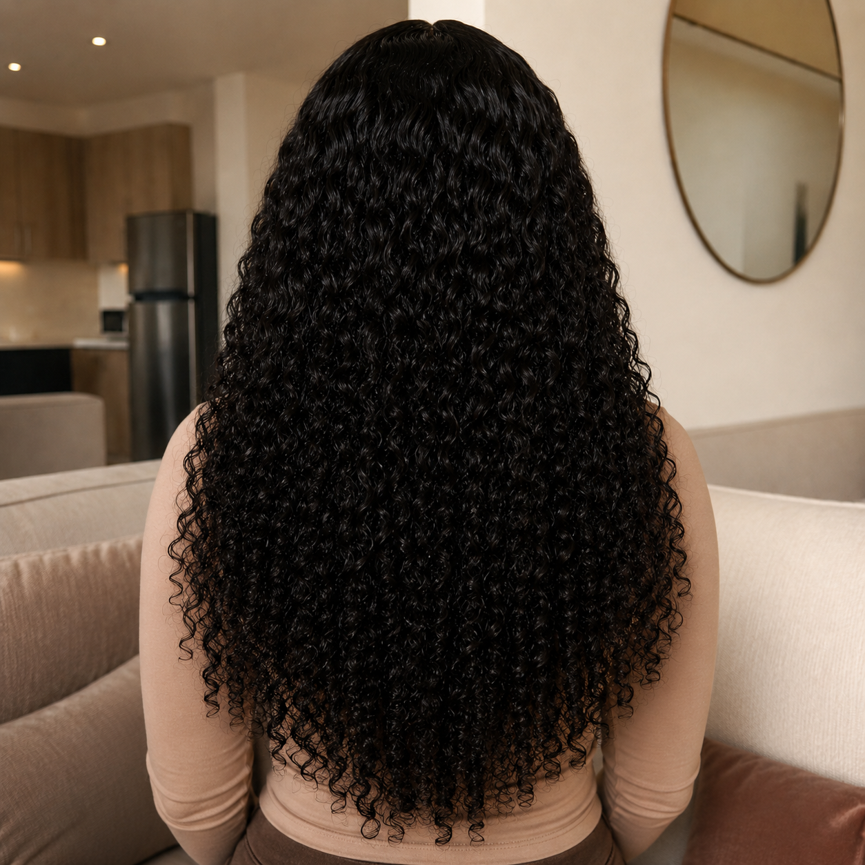 Brazilian Water Wave Human Hair Bundle – 100% Unprocessed Virgin Hair Extension 20 Inch