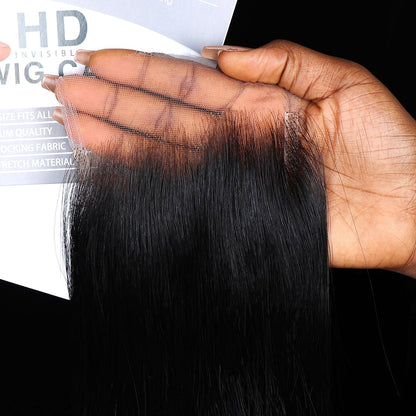 5×5 Swiss HD Lace Closure – Virgin Straight Human Hair