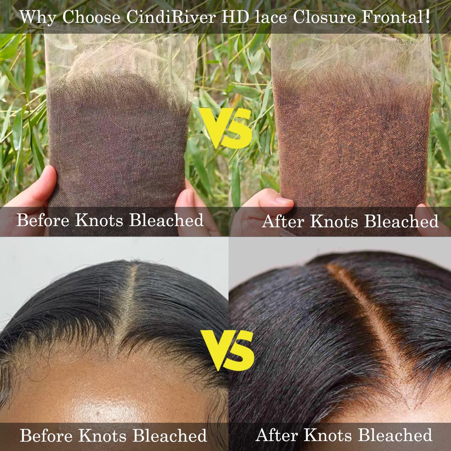 5×5 Swiss HD Lace Closure – Virgin Straight Human Hair