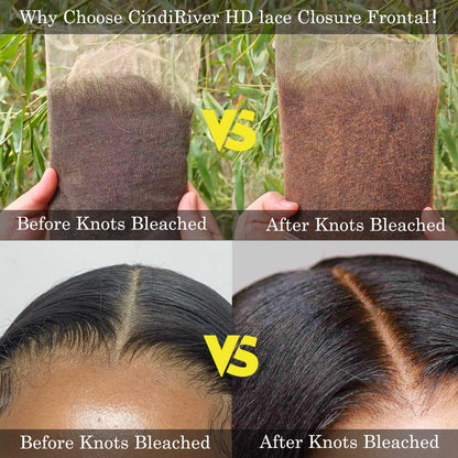 5×5 Swiss HD Lace Closure – Virgin Straight Human Hair