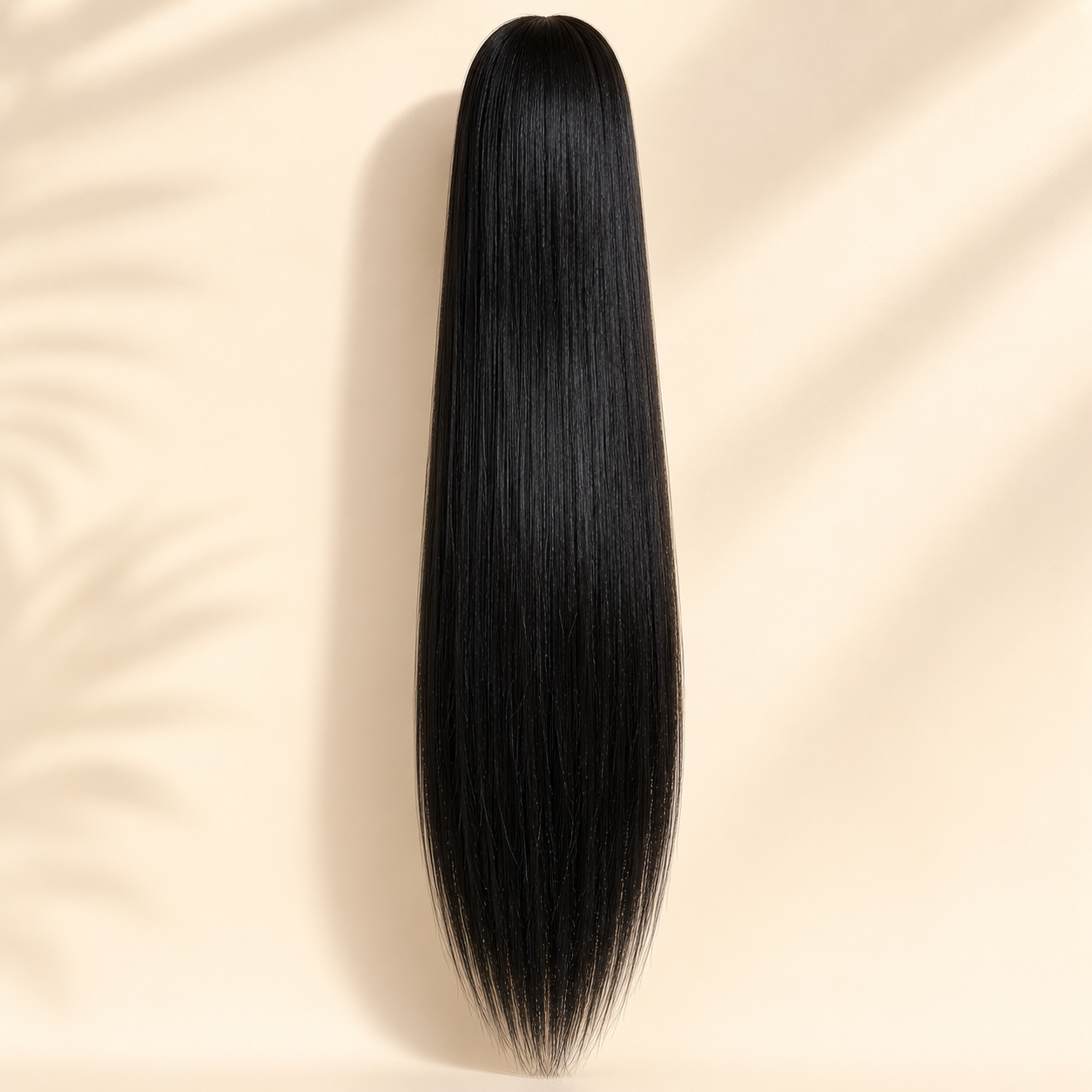 Long Straight Claw Clip Ponytail Extension – Soft Synthetic Hairpiece
