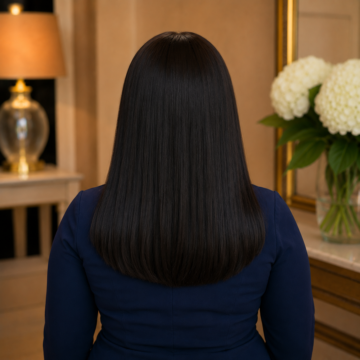 5×5 HD Lace Closure Straight Virgin Human Hair – Pre-Plucked