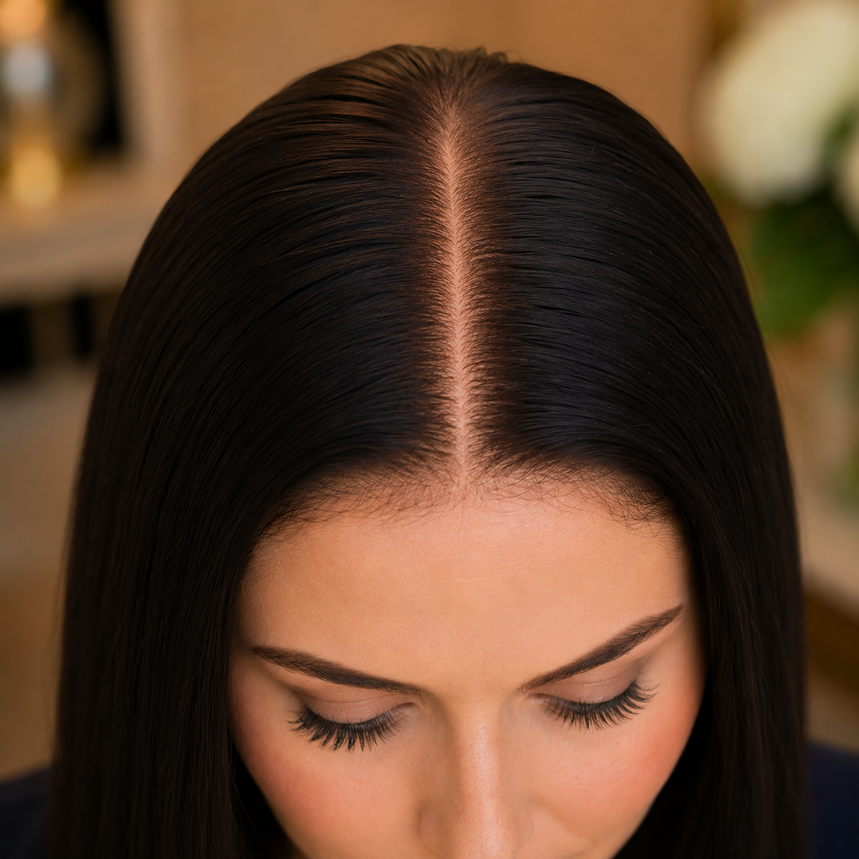 5×5 HD Lace Closure Straight Virgin Human Hair – Pre-Plucked