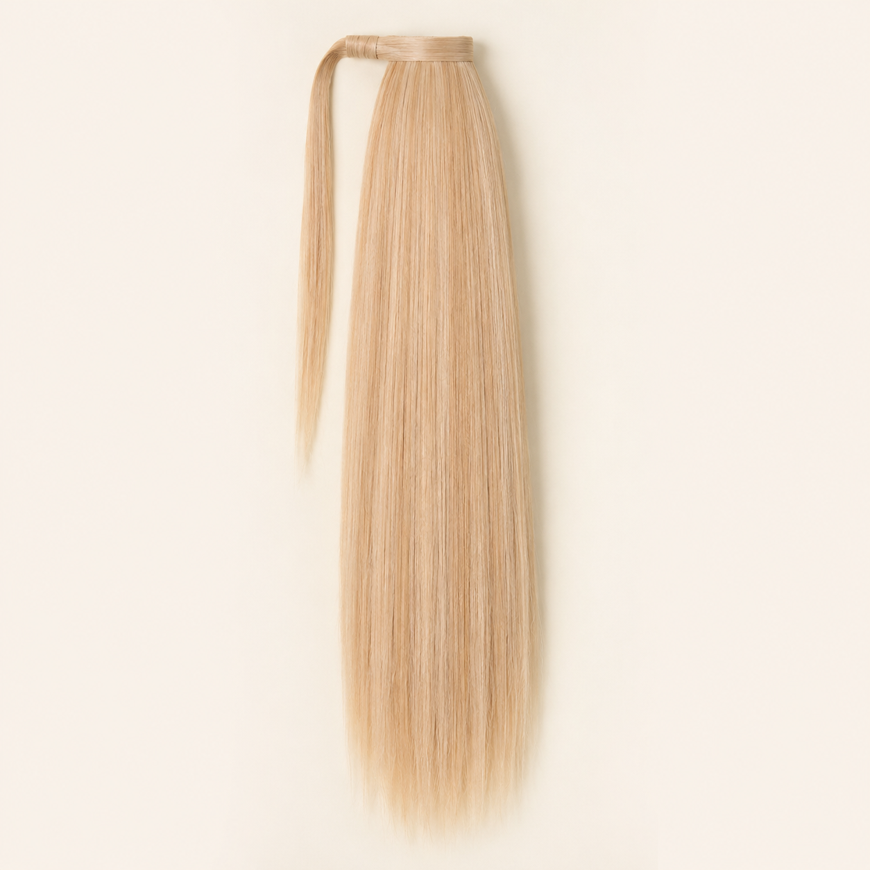 Long Straight Wrap Around Ponytail Hair Extension – Heat Resistant Synthetic Hairpiece