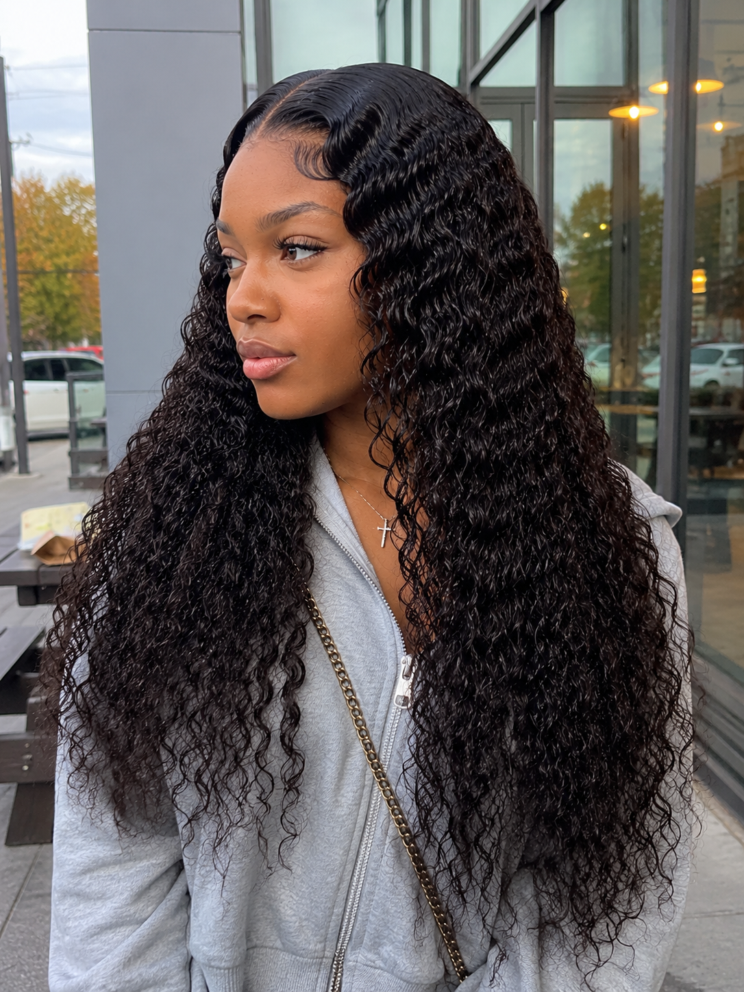 5x5 HD Lace Glueless Water Wave Wig 100% Human Hair – Wear & Go Natural Wavy Lace Closure Wig