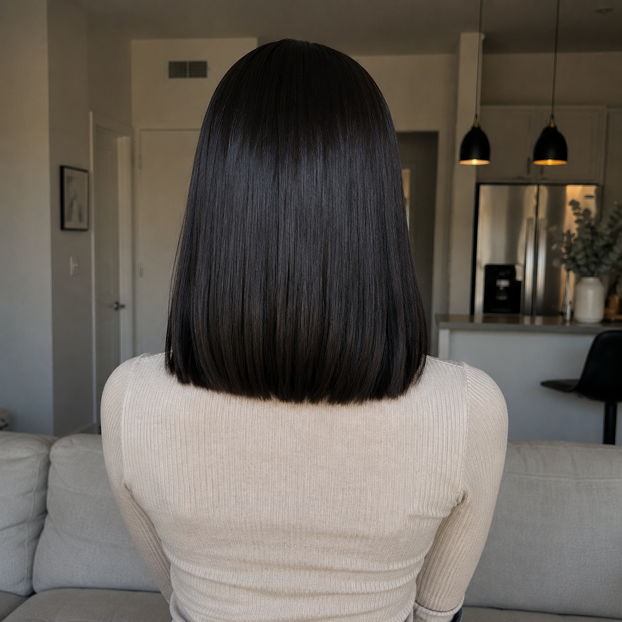 5x5 HD Lace Glueless Straight Bob Wig 100% Human Hair – Left C Part Wear & Go Lace Closure Wig