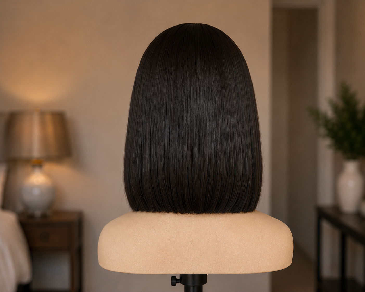5x5 HD Lace Glueless Straight Bob Wig 100% Human Hair – Left C Part Wear & Go Lace Closure Wig