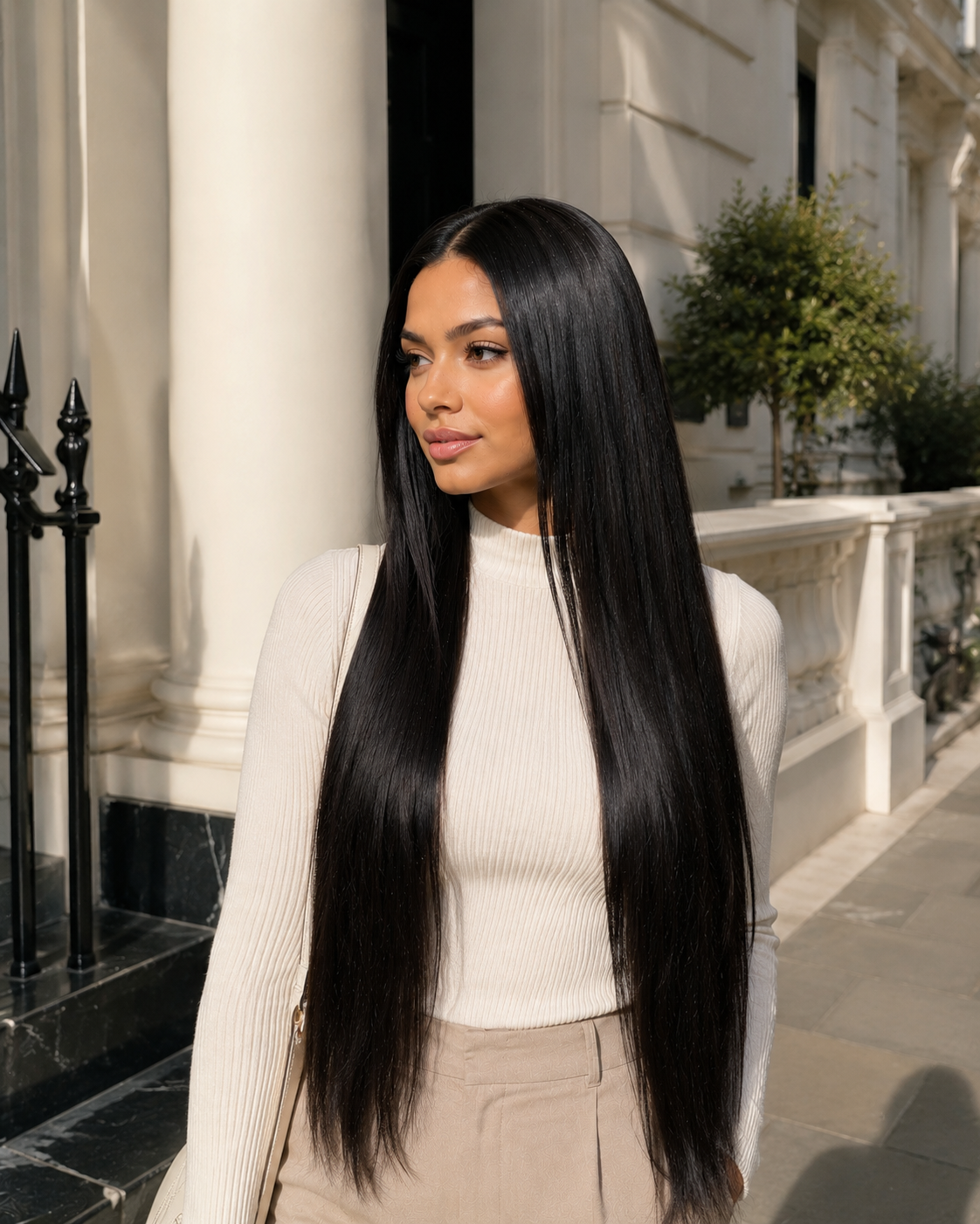 Super Double Drawn Straight Human Hair Bundle – 100% Virgin Human Hair