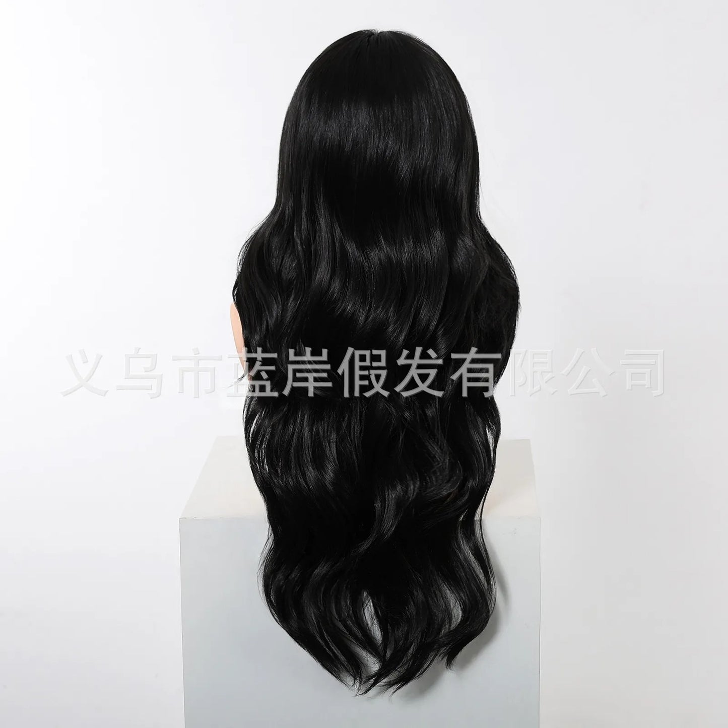 Wavy Blonde Synthetic Lace Wig ( Dark Root Ombre )