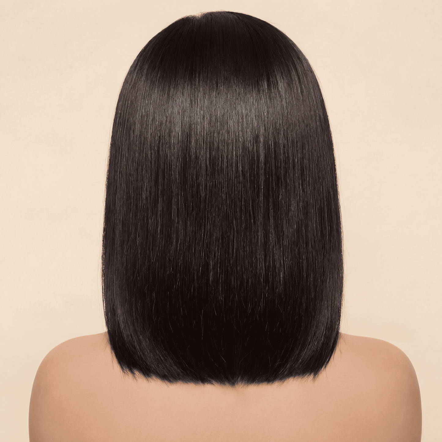 5×5 Glueless Straight Bob Wig – Left C‑Part Human Hair