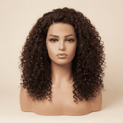 Curly 4×4 Closure Glueless Lace Wig – 100% Human Hair