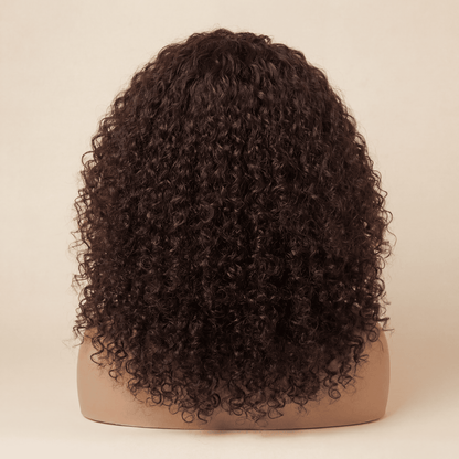 Curly 4×4 Closure Glueless Lace Wig – 100% Human Hair