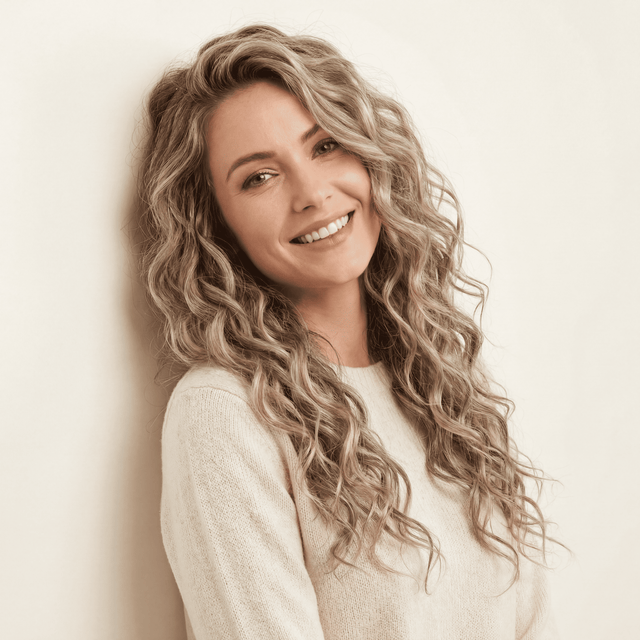 7‑Piece Clip‑In Curly Hair Extension Set –  55cm Ash & Light Blonde Mix (#18/613)