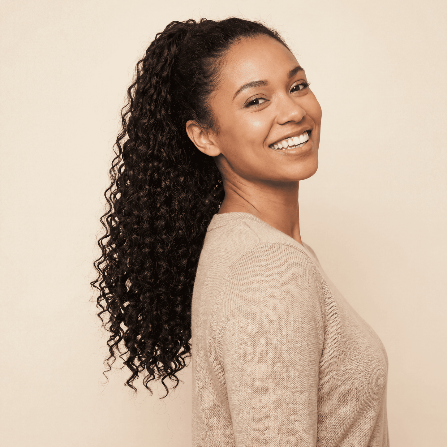 Curly Cord Ponytail Hair Extensions – Synthetic Long High‑Temperature Fiber