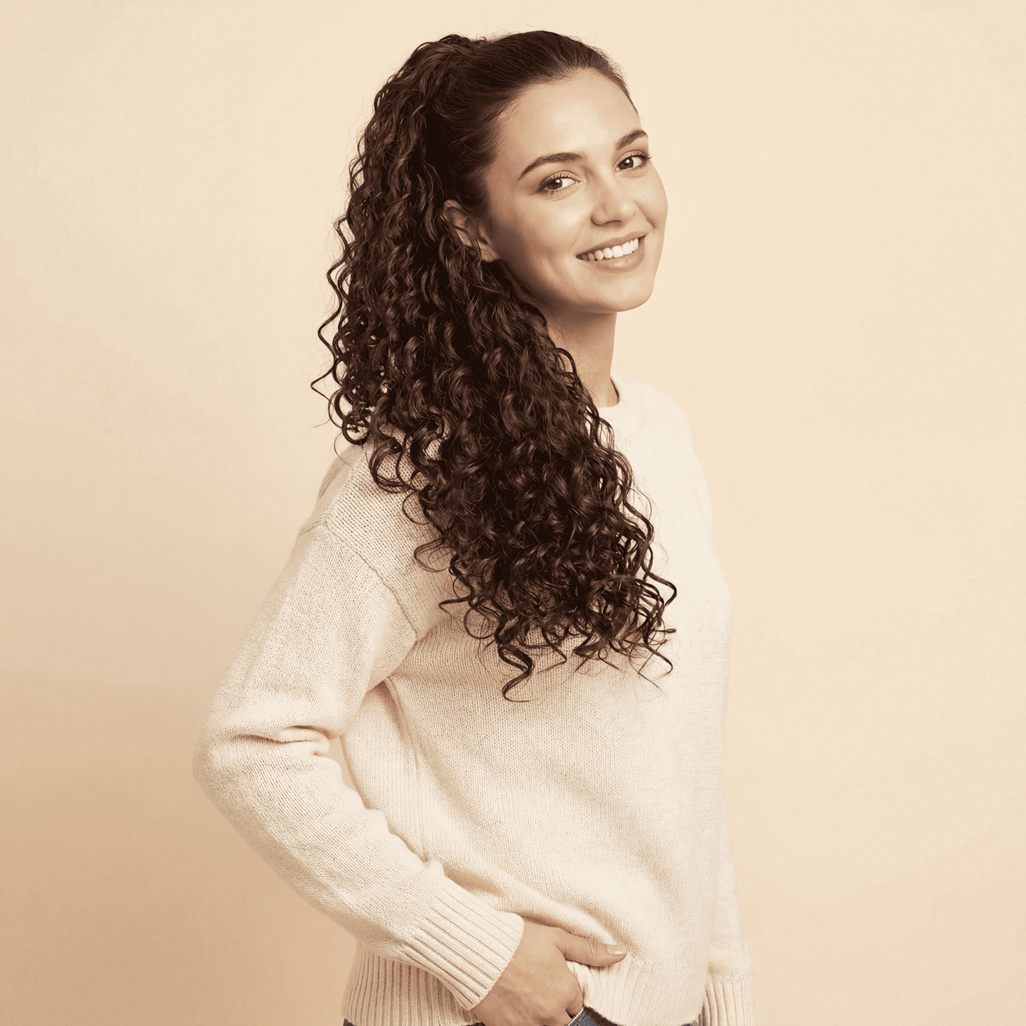 Long Curly Drawstring Ponytail Hair Extension – Synthetic