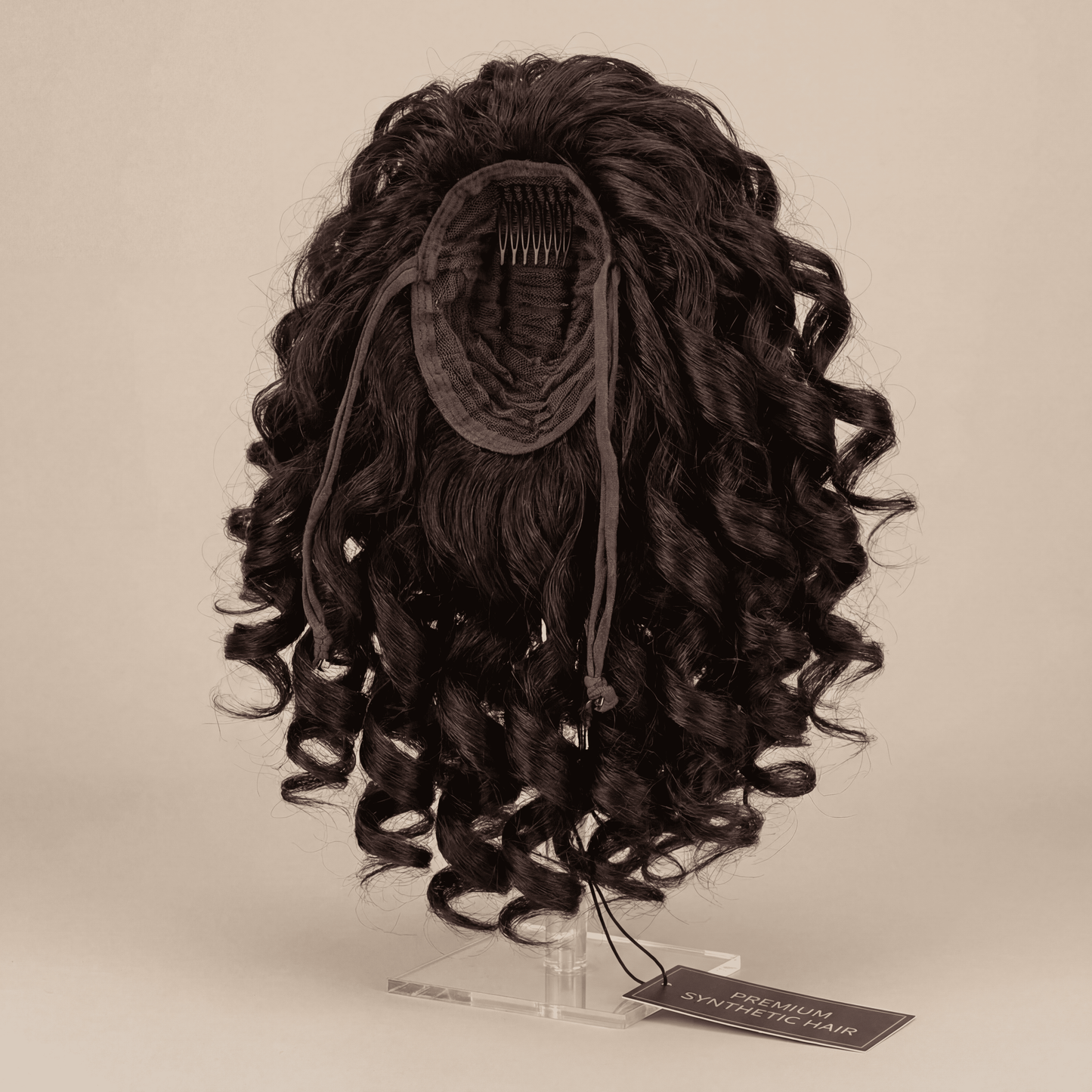 Long Curly Drawstring Ponytail Hair Extension – Synthetic