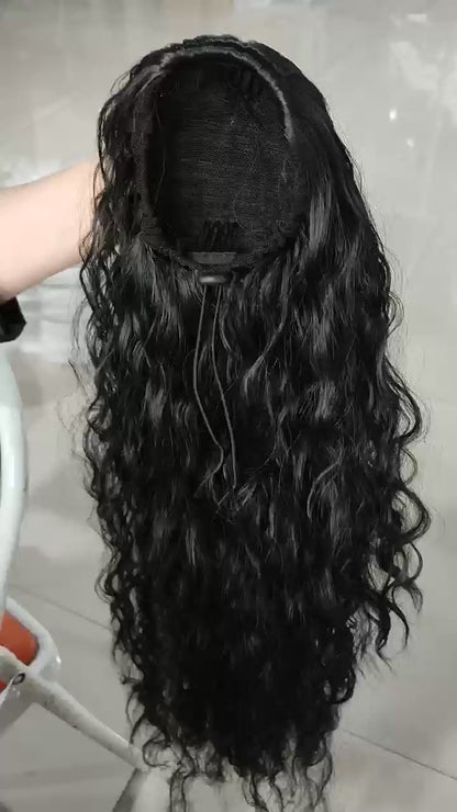 CECINILL Long Curly Drawstring Ponytail Extension for Women